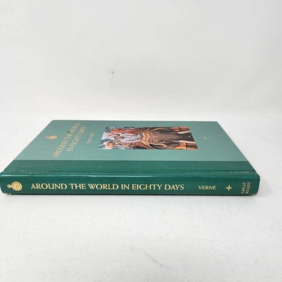 Around The World In Eighty Days By Jules Verne Hardcover Classic Edition - Picture 5 of 9